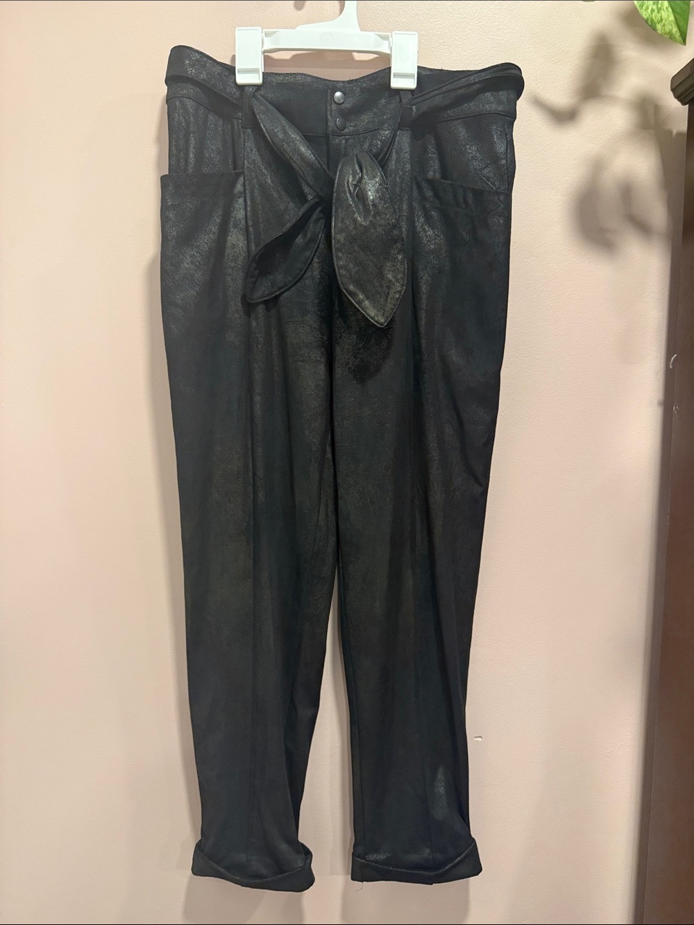 Highline Collective black with gold sheen pants